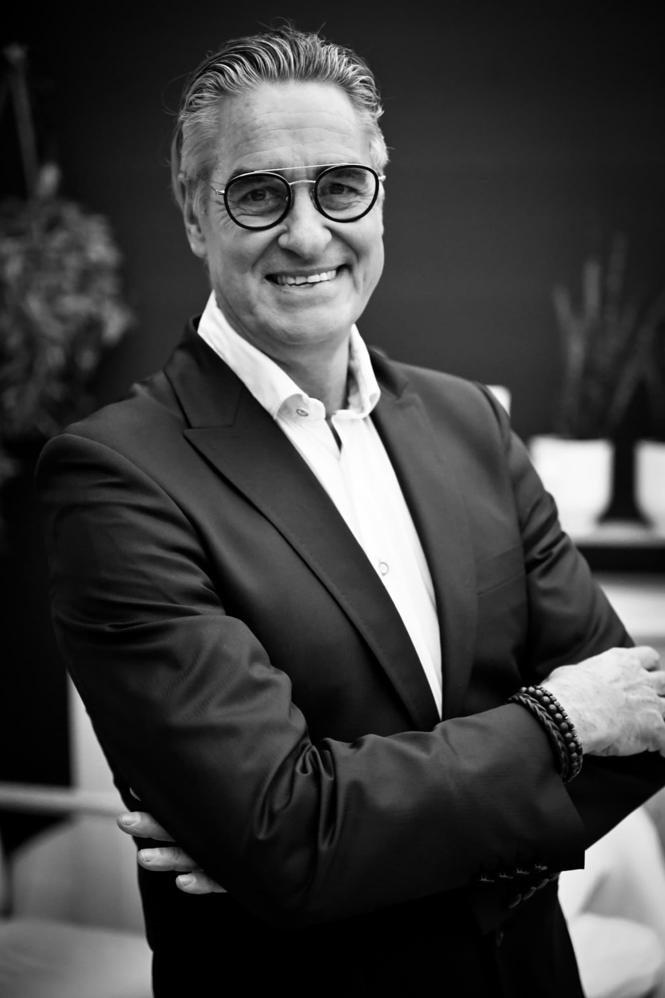 Louis Baerts in zwart-wit